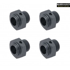 Hobbytech Hexagone de roue pour Rogue Buggy 2.0 (x4) : ROG-101
