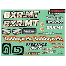 Planche de stickers Hobbytech BXR.MT: STICK-BXR.MT