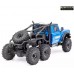 Hobbytech CRX18 Flat Cage 6WD Bleu: 1.CRX18-6WD-FC-BL