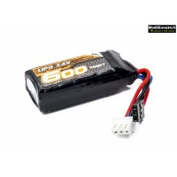 Konect batterie Li-Po 7.4V 600mAh (CRX18) : KN-LP2S600