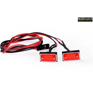 HobbyTech Feux de position Rouge (2pcs) : HT-SU1801232