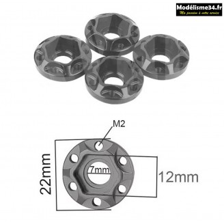 HobbyTech  Hexagone +9mm de fixation jante Performance  : HT-SU1801209