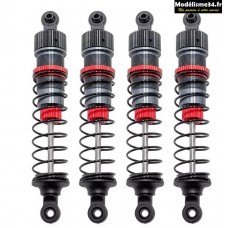 HobbyTech Set 4 amortisseurs aluminium 1/12 85mm + kit 3 ressorts (H/M/S) : HTR-572085 