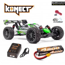 Hobbytech Rogue Buggy 2.0 1/8ème Brushless Vert version PACK : 1.ROGB.V2-01-PACK