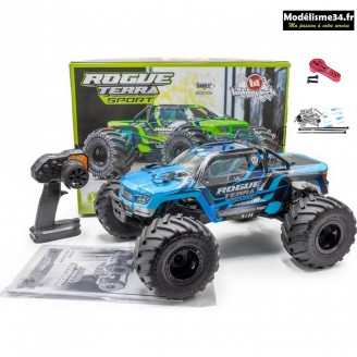 HobbyTech ROGUE TERRA brushless SPORT bleu RTR  : 1.ROGT.SP.BL
