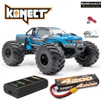 HobbyTech ROGUE TERRA brushless SPORT Bleu-PACK accus et chargeur : 1.ROGT.SP.BL-PACK
