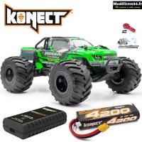 HobbyTech ROGUE TERRA brushless SPORT vert-PACK accus et chargeur : 1.ROGT.SP.GR-PACK 