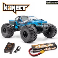 HobbyTech ROGUE TERRA brushless SPORT Bleu-PACK accus et chargeur : 1.ROGT.SP.BL-PACK