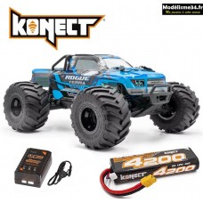 HobbyTech ROGUE TERRA brushless SPORT Bleu-PACK accus et chargeur : 1.ROGT.SP.BL-PACK