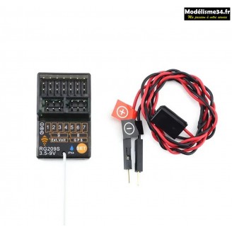 Récepteur RG206S 6 voies pour Radio Konect X9S : KN-XR-RG206S 