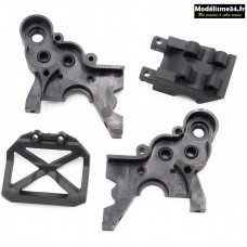 Hobbytech Cellule arrière + pare-choc arrière Over D10 : OVD-002