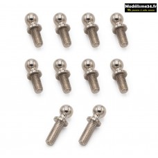 Hobbytech Set complet de boules de chape Over D10 (x10) : OVD-054