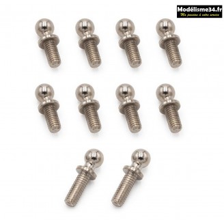Hobbytech Set complet de boules de chape Over D10 (x10) : OVD-054
