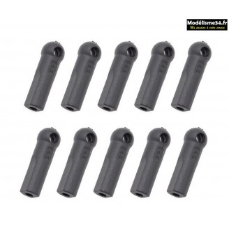 Hobbytech Set complet de chapes pour Over D10 (x10) : OVD-050