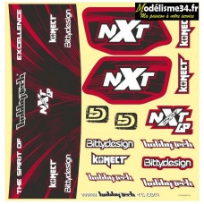Planche stickers Spirit NXT GP Orange : STICK-SPIRITNXTGP 