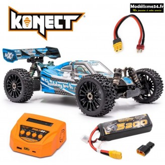 Hobbytech PACK - SPIRIT NXT EVO-V2 BRUSHLESS RTR BLEU