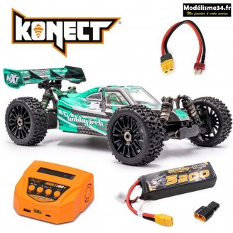 Hobbytech PACK - SPIRIT NXT EVO-V2 BRUSHLESS RTR TURQUOISE