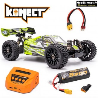 Hobbytech PACK - SPIRIT NXT EVO-V2 BRUSHLESS RTR JAUNE