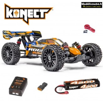 Hobbytech ROGUE Buggy 1/8ème Brushless Orange-PACK accus et chargeur : 1.ROGB.OR.RTR-PACK 