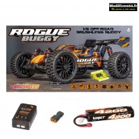 Rogue Buggy série spéciale RCmag orange pack accus et chargeur RTR : 1.ROGB.OR.RTR RCmag-PACK