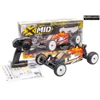 HobbyTech Buggy 1/10eme Brushless 2WD X-Mid RTR : 1.XMID.RTR