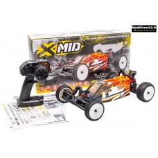 HobbyTech Buggy 1/10eme Brushless 2WD X-Mid RTR : 1.XMID.RTR