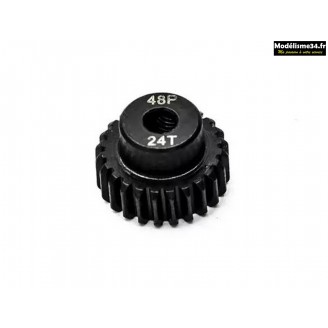 Konect - Pignon moteur 48dp ø3,175mm 24 dents en acier : KN-184224