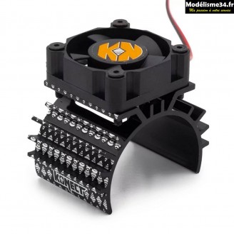 Support ventilateur moteur en alu (diam 36 mm) + Ventilateur : KN-FANH363030 Support ventilateur moteur en alu (diam 36 mm) + Ventilateur : KN-FANH363030