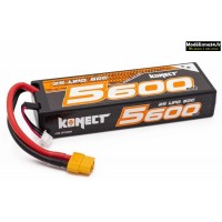Konect Lipo 5600mah 7.4V 60C 2S (XT60) : KN-LP2S5600-XT60