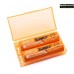 Batteries Pack 2 Batteries li-Ion type 18650 2600Mah avec boite de rangement : KN-LI-18650-2600 