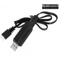  Konect Chargeur USB LIPO/LIION 1.3Amp 7.4v : KN-LIPOUSB