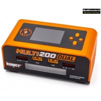 Chargeur DUAL AC/DC 200W Multi-Fonctions charge/decharge equilibreur : KN-MULTI200-DUAL 