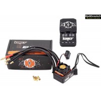 Controleur 1/10eme Elite Konect 100 amp 2S avec carte de programmation : KN-ELITE-ESC100 