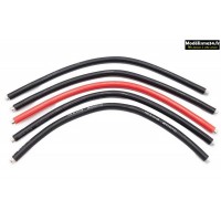 Konect Set de 5 cables 10AWG silicone - l180mm : KN-130203
