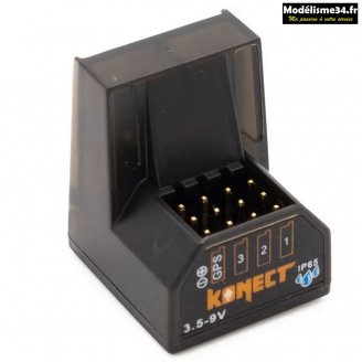  Mini récepteur étanche RG4CHWP 4 voies pour Radio Konect X9S : KN-XR-RG4CHWP  