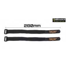Konect Strap pour accus LiPo 280 mm (2 pieces) : KN-LIPO.STRAP-280 