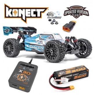 Hobbytech SPIRIT NXT EVO RR 2.0 BRUSHLESS RTR BLEU version PACK