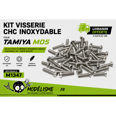 Kit visserie CHC inoxydable pour Tamiya M05 chassis : m1347