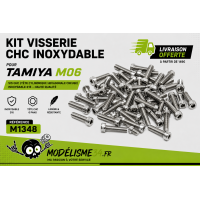 Kit visserie CHC inoxydable pour Tamiya M06 chassis : m1348