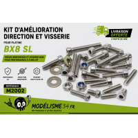 Kit d'amélioration direction et visserie platine BX8 SL : m2002