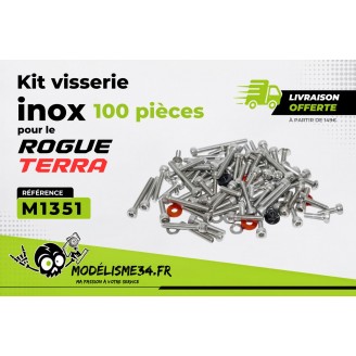 Kit visserie CHC inoxydable pour le Rogue Terra : m1351 Kit visserie CHC inoxydable pour le Rogue Terra : m1351