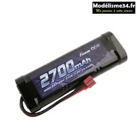 Batterie Gens Ace Nimh 2700mAh 7,2v prise Deans : GE2-2700-1D