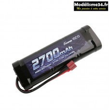 Batterie Gens Ace Nimh 2700mAh 7,2v prise Deans : GE2-2700-1D