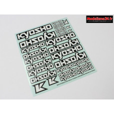 Kyosho planche décorations logo (235x210mm) : 36276