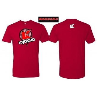 Kyosho T-shirt K-circle rouge - XL :  88008XL