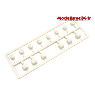 Kyosho Bagues de suspension blanches MP10 : IF616W