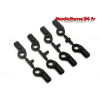 Kyosho Chapes 6,8mm avec déport (8)  inferno MP10 : IS053B