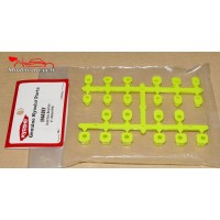 Kyosho Bagues de suspension inferno MP9 / jaune fluo - IF442KY
