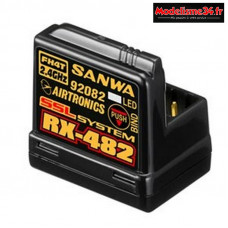 Récepteur Sanwa RX-482 4 voies - 107A41257A