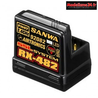 Récepteur Sanwa RX-482 4 voies - 107A41257A